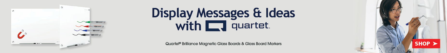 Quartet Glass Boards and Markers Quartet Glass Boards and Markers